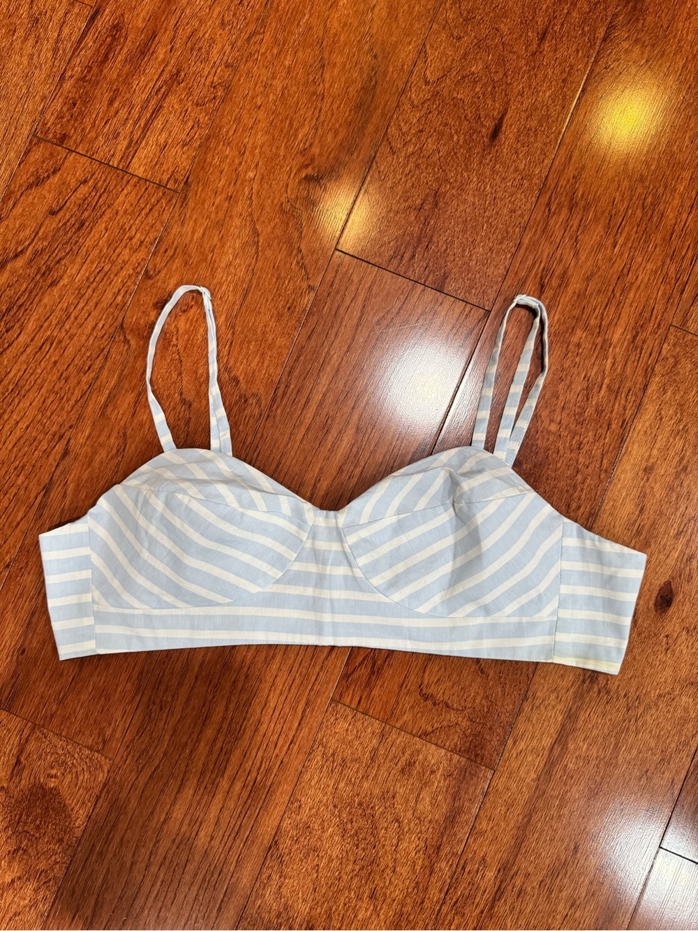 Mare Mare X Anthropologie Cotton Striped Crop Bralette
Top Size M